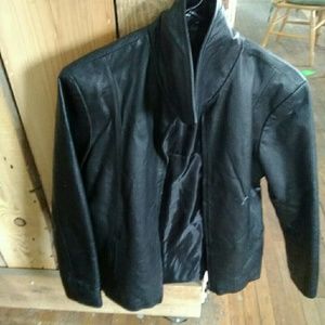 A Woman Leather Jacket- size M